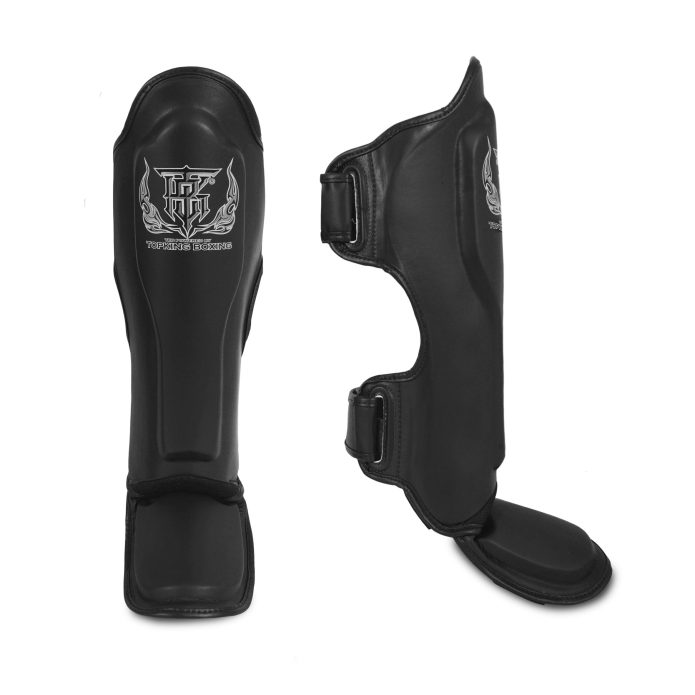 PRO-GL black ,מגני שוק עור