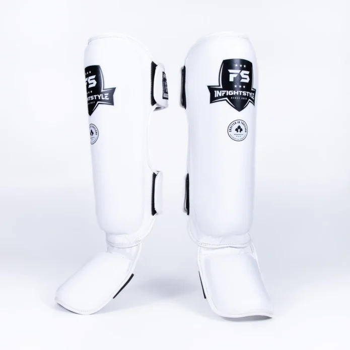 INFIGHTSTYLE PRO white,מגני שוק עור