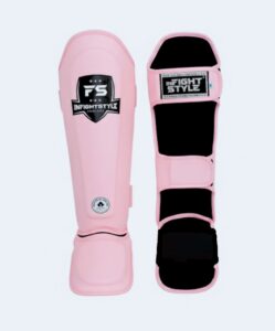 INFIGHTSTYLE CLASSIC powder pink,מגני שוק עור
