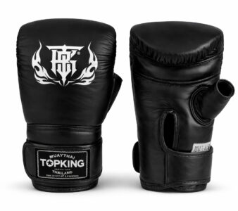 BAG GLOVE OPEN THUMB  black,כפפות שק עור