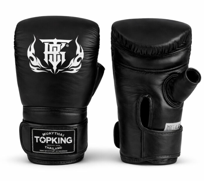 BAG GLOVE OPEN THUMB  black,כפפות שק עור