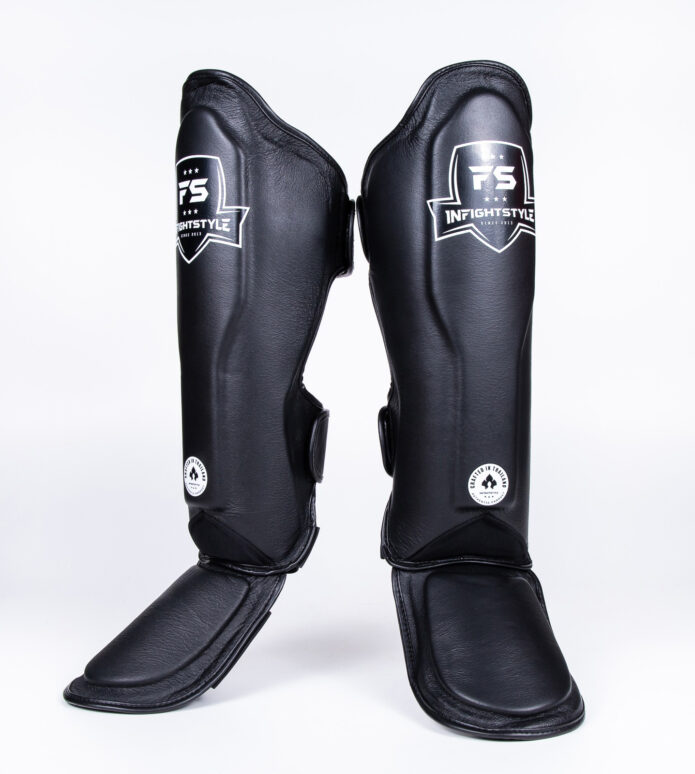 INFIGHTSTYLE CLASSIC black,מגני שוק עור
