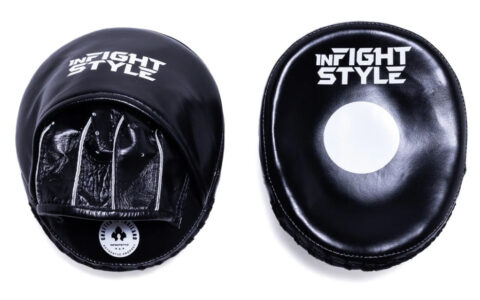 INFIGHTSTYLE speed mitts, זוג כריות איגרוף עור מלא