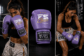 INFIGHTSTYLE CLASSIC purple,כפפות איגרוף עור