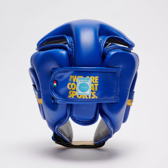 DNA headgear blue,מגני ראש PU/PL WAKO approved