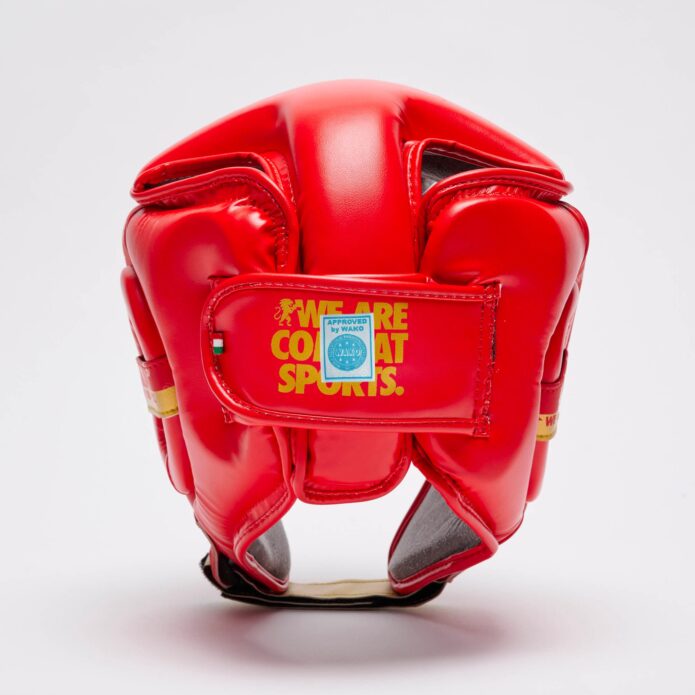 DNA headgear red,מגני ראש PU/PL WAKO approved