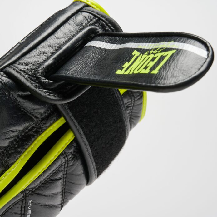 REVO FLUO gloves black,כפפות אגרוף מעור מלא