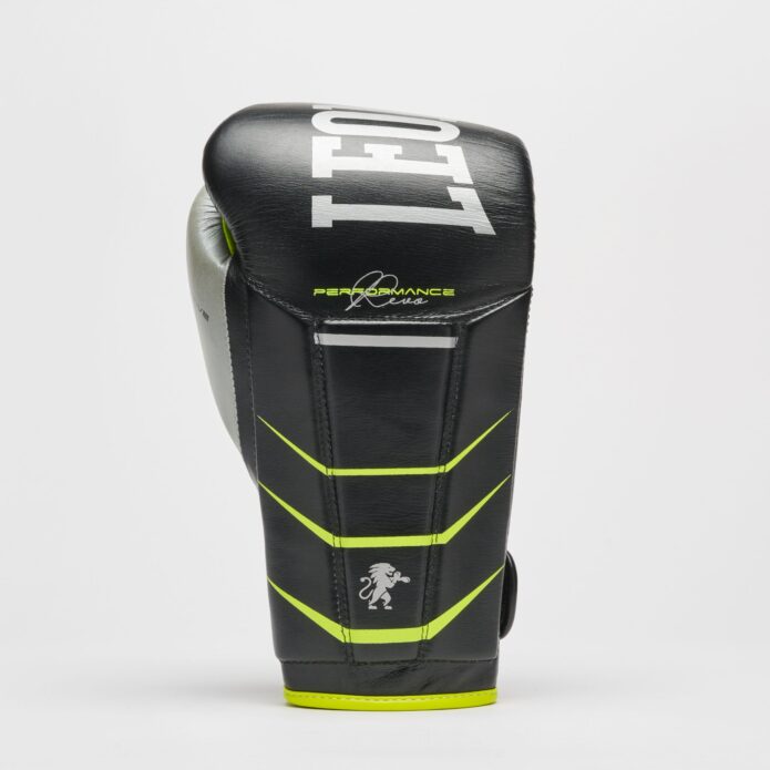 REVO FLUO gloves black,כפפות אגרוף מעור מלא