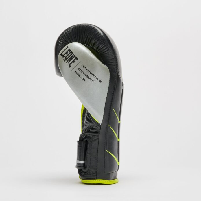 REVO FLUO gloves black,כפפות אגרוף מעור מלא