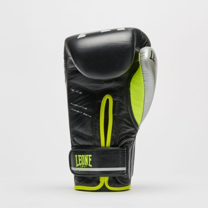 REVO FLUO gloves black,כפפות אגרוף מעור מלא