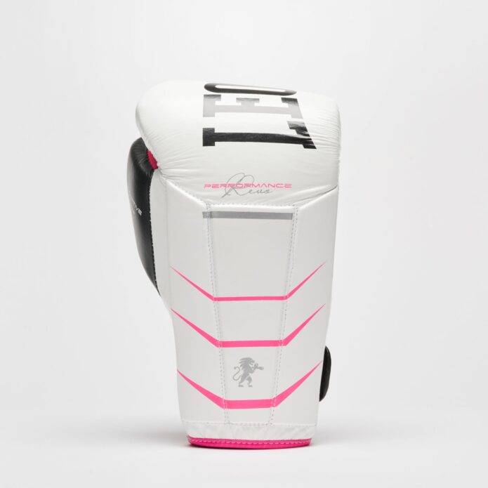 REVO FLUO gloves white pink,כפפות אגרוף מעור מלא
