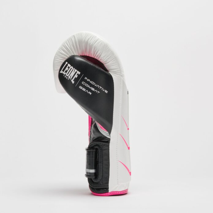 REVO FLUO gloves white pink,כפפות אגרוף מעור מלא