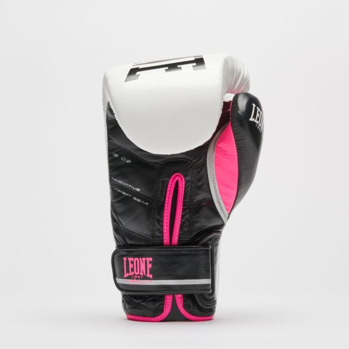 REVO FLUO gloves white pink,כפפות אגרוף מעור מלא