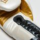 AUTHENTIC 2 gloves white,כפפות אגרוף מעור מלא עם שרוכים