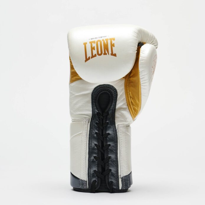 AUTHENTIC 2 gloves white,כפפות אגרוף מעור מלא עם שרוכים