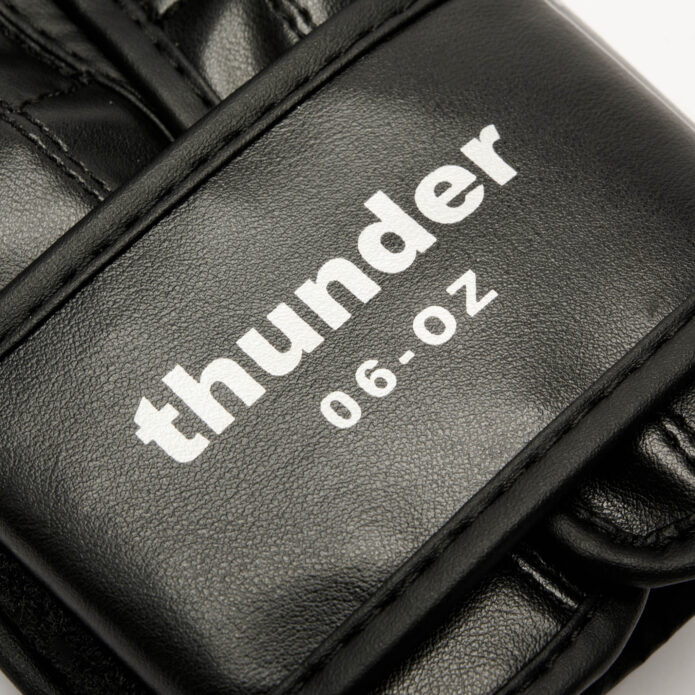 THUNDER JUNIOR black,כפפות אגרוף PU לילדים