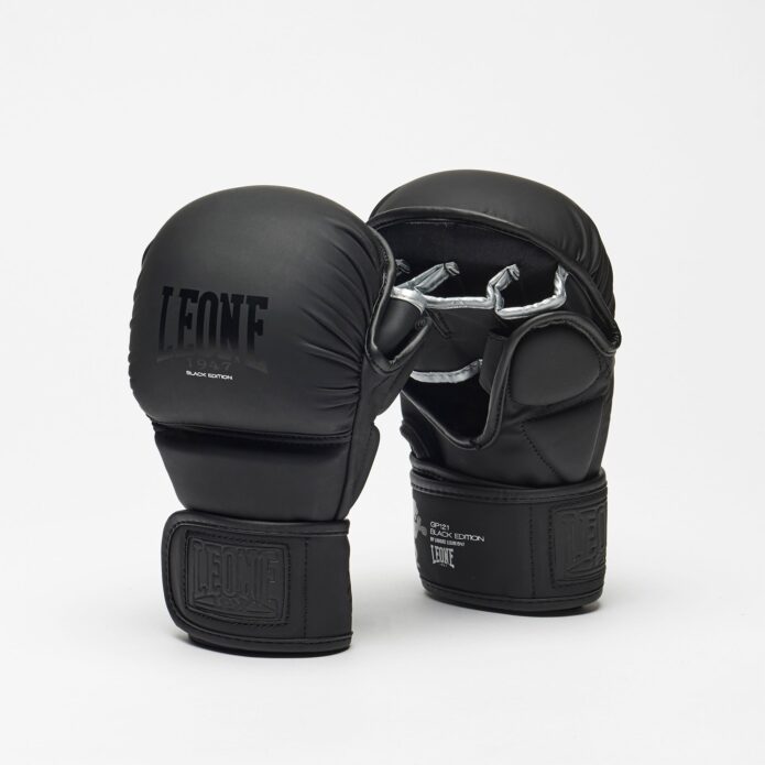 MMA BLACK EDITION gloves black,כפפות גראפלינג FLEX PU