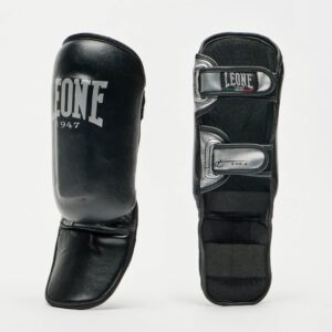 JUNIOR SMART shinguards black,מגני שוק PU/PE לילדים