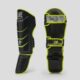 REVO FLUO shinguards black,מגני שוק מ-Cowhide Leather