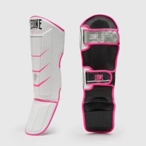 REVO FLUO shinguards white pink,מגני שוק מ-Cowhide Leather