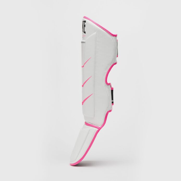REVO FLUO shinguards white pink,מגני שוק מ-Cowhide Leather