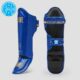 DNA shin guards blue,מגני שוק וכף רגל WAKO approved
