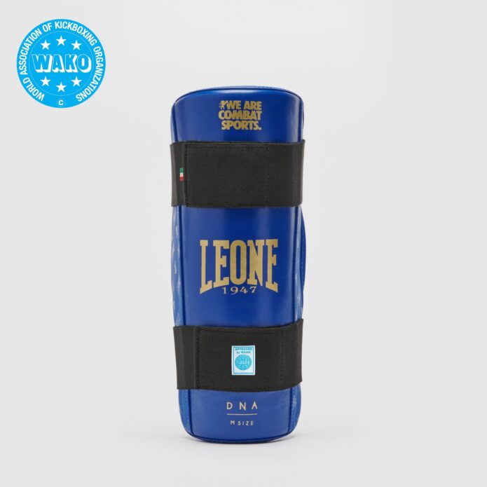 DNA shin guards blue,מגני שוק WAKO approved